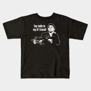 Scarface "Say Hello To My Little Friend" Kids T-Shirt